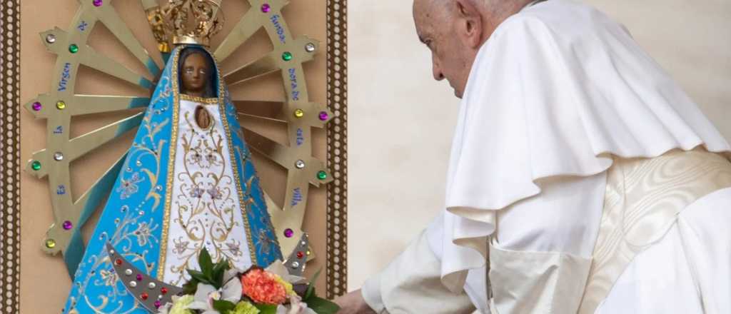 Francisco recordó a la Virgen de Luján en su día y habló de esperanza