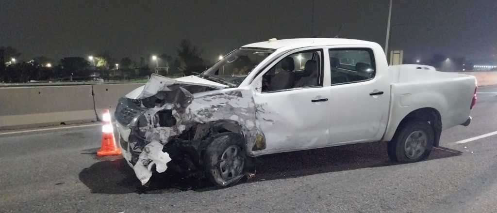 Video: manejaba ebria, se metió en contramano por la autopista y chocó de frente