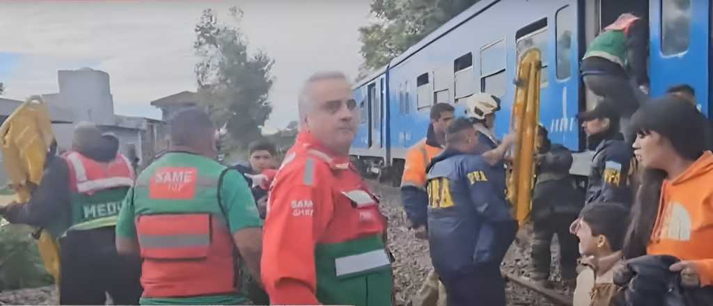 El titular del SAME afirmó que no hay muertos en el accidente de trenes