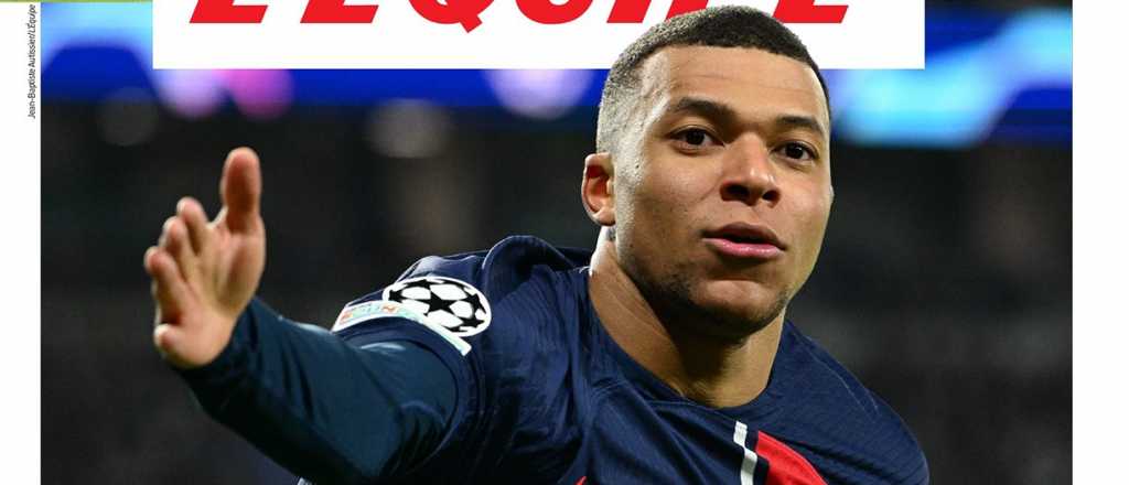 La contundente tapa del diario L'Équipe por la salida de Mbappé de PSG