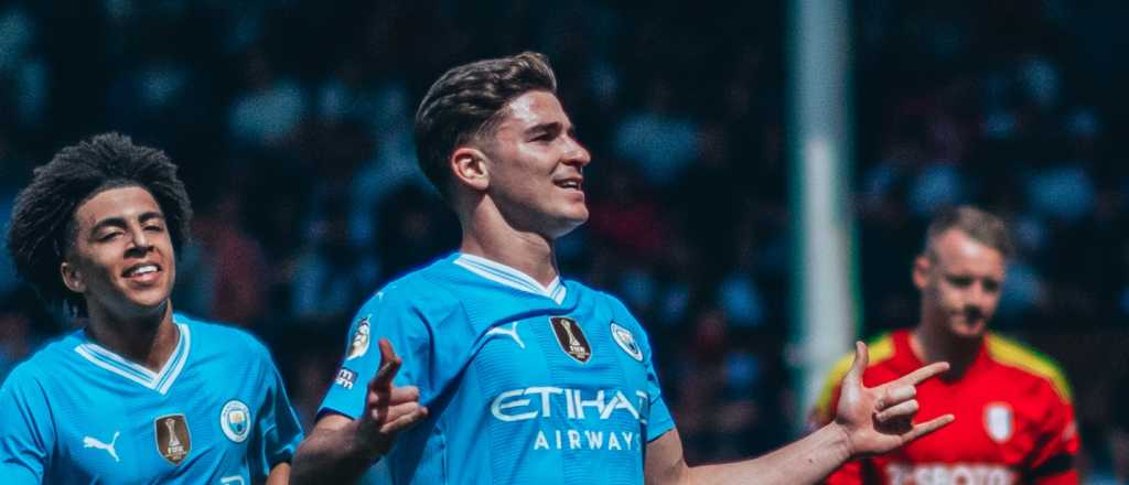 Video: con gol de Julián, el City goleó al Fulham y acaricia el título