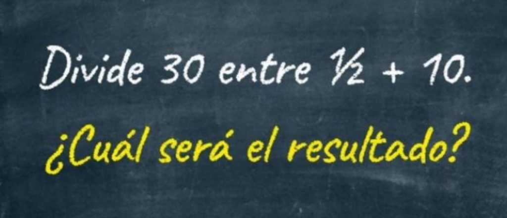 Reto matemático: ¿podés resolver esta ecuación matemática?