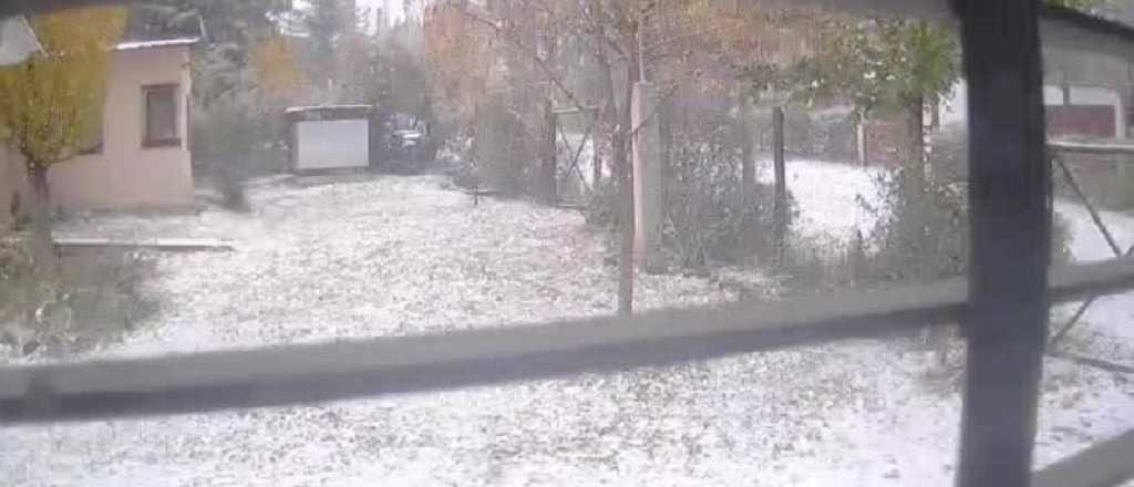 Videos y fotos: continuó nevando en distintas zonas de Mendoza 