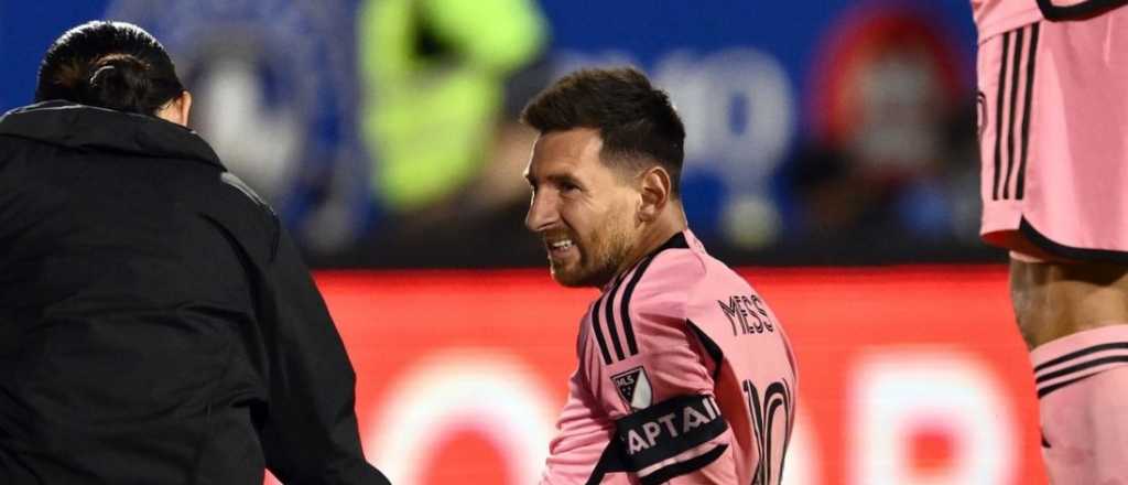 Alerta Selección: Messi no jugará ante Orlando por un dolor en la rodilla