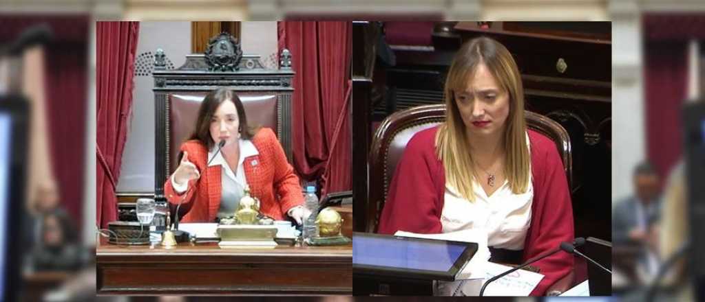 Video: Villarruel mandó a callar a Fernández Sagasti en plena sesión
