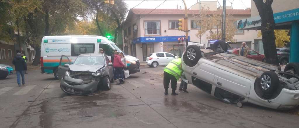 Brutal choque en una esquina de Ciudad