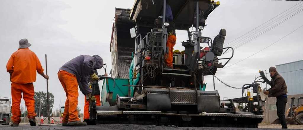 Avanzan las obras de remodelación en el Parque Industrial en Las Heras