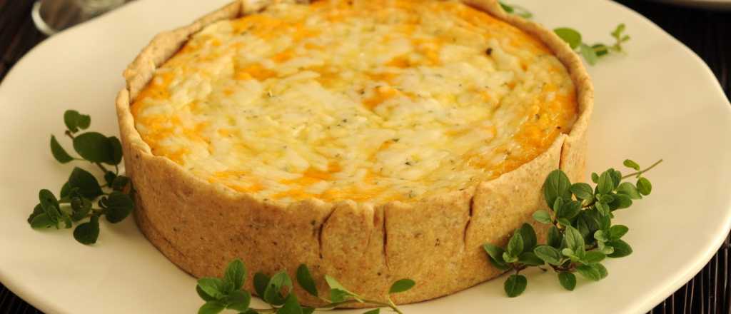 Tarta de zapallo y cebolla rica en nutrientes