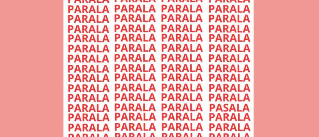 Sopa de letras: ¿podés encontrar la palabra "pasala"?