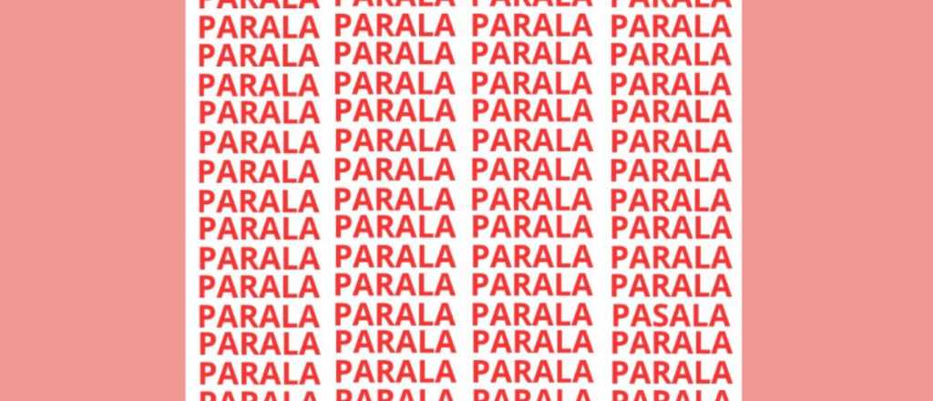 Sopa de letras: ¿podés encontrar la palabra "pasala"?