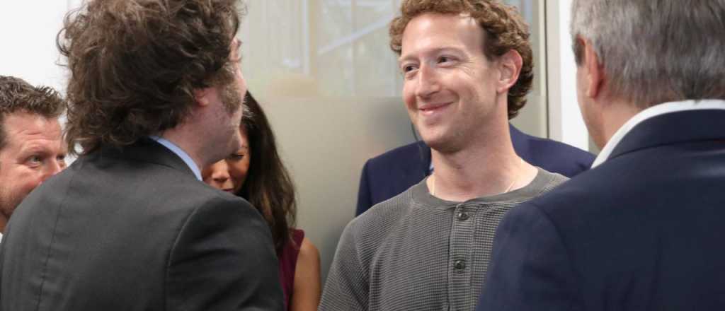 Milei cerró con Mark Zuckerberg la búsqueda de inversiones tech