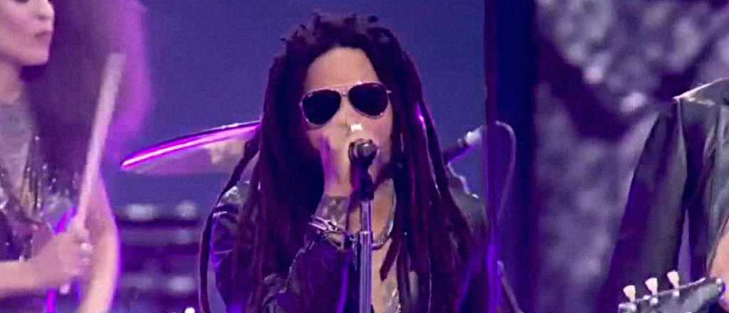 Video: así fue el tremendo show de Lenny Kravitz en la final