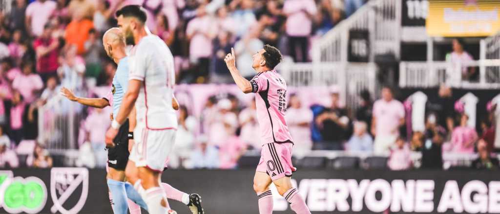 Llega enchufado: el golazo de Messi antes de sumarse a la Selección