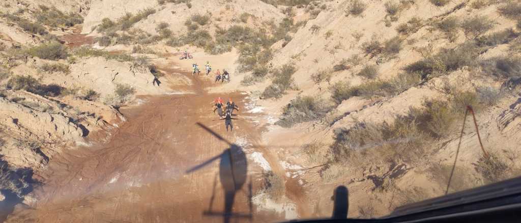 Un ciclista se accidentó en el Dique Frías y tuvo que ser rescatado con el helicóptero