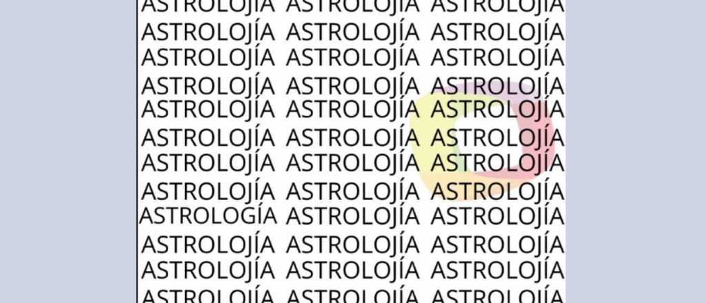 ¡Solo para habilidosos! ¿Dónde se encuentra la palabra "astrología"?