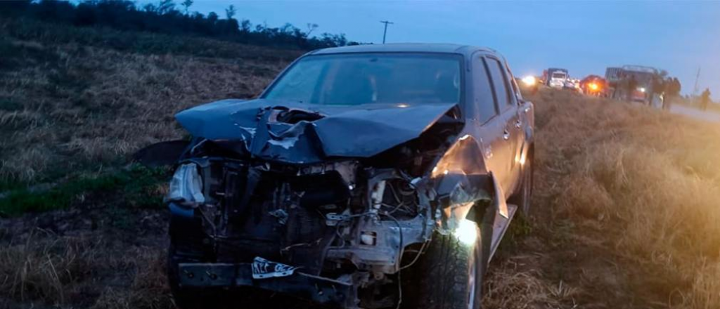 Una adolescente murió y 10 heridos al chocar una camioneta con un micro