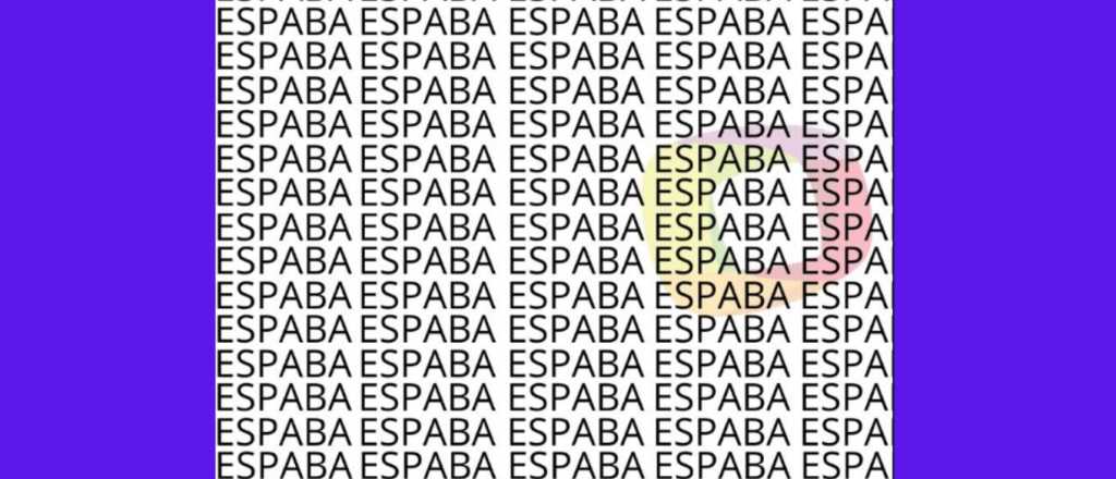 Sopa de letras: ¿podés encontrar la palabra "espada" en menos de 5 segundos?