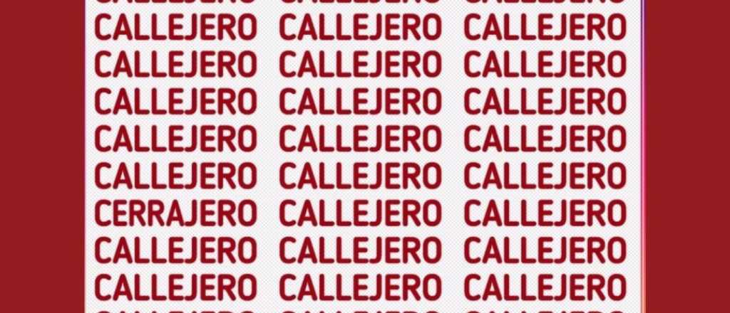 Sopa de letras: ¿dónde se oculta la palabra "cerrajero"?