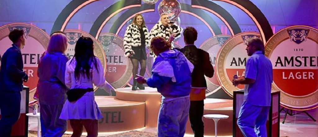 Miranda visitó la casa de Gran Hermano y dio un show en vivo