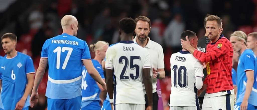 Papelón mundial: Inglaterra cayó ante Islandia y el público se fue antes