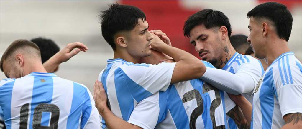 Argentina goleó a Paraguay con la mira en los Juegos Olímpicos