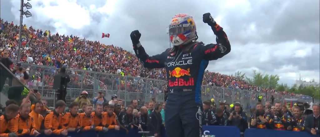 Verstappen ganó en Canadá una intensa carrera bajo la lluvia