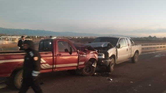 Quedó mal herida luego de un accidente en el Acceso Este