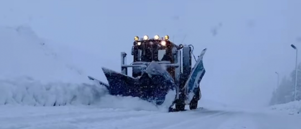 Video: Las Leñas se cubrió de blanco tras una intensa nevada