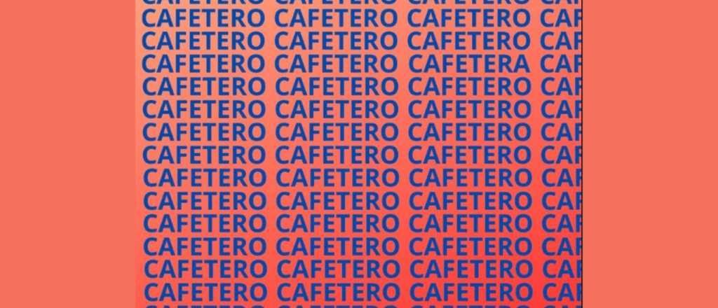 ¡Sólo para habilidosos! ¿Dónde se encuentra la palabra "cafetera"?