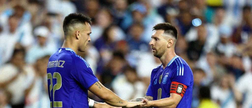 De la mano de Messi y Lautaro, Argentina goleó a Guatemala