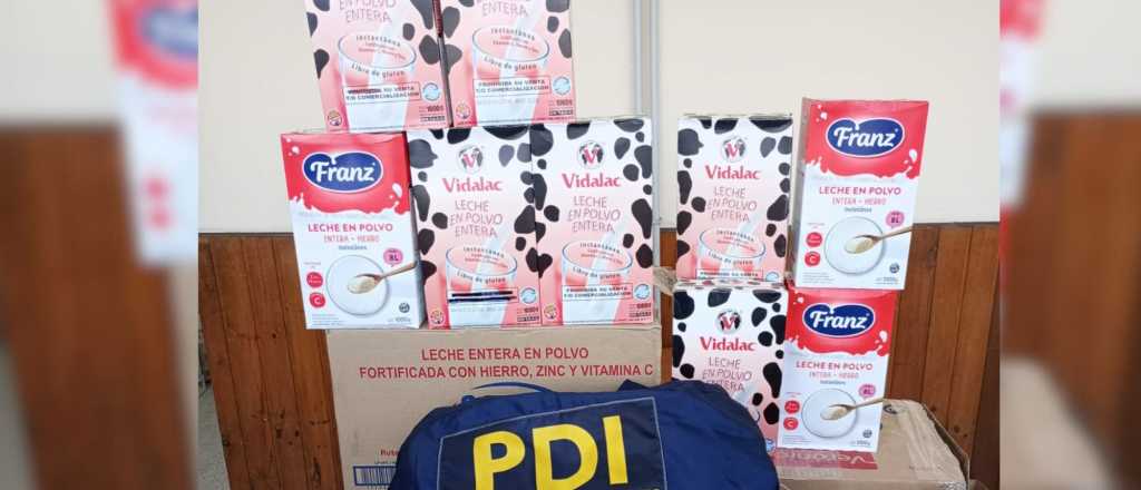 Vendían las cajas de leche en polvo del Gobierno en Guaymallén