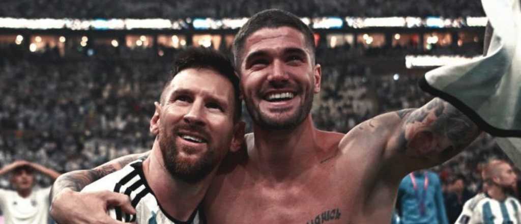  "Me da miedo que Messi no esté más": la cruda confesión de De Paul 