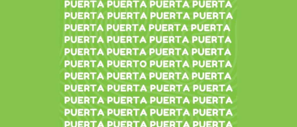 Sopa de letras: ¿podés encontrar la palabra "puerto"?