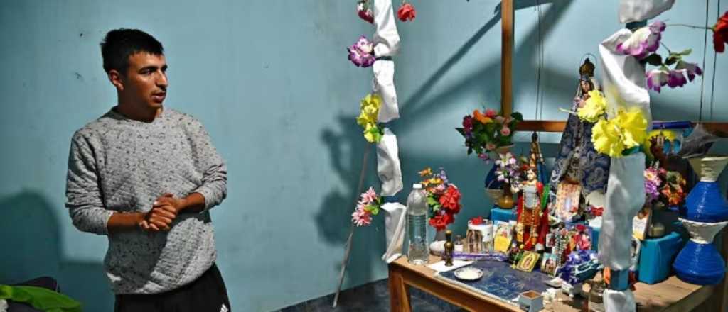 Desaparición de Loan: la familia montó un altar en su casa