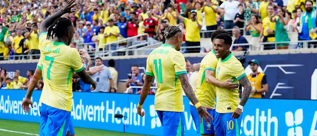 Brasil pone primera en la Copa América vs Costa Rica: horario y formaciones