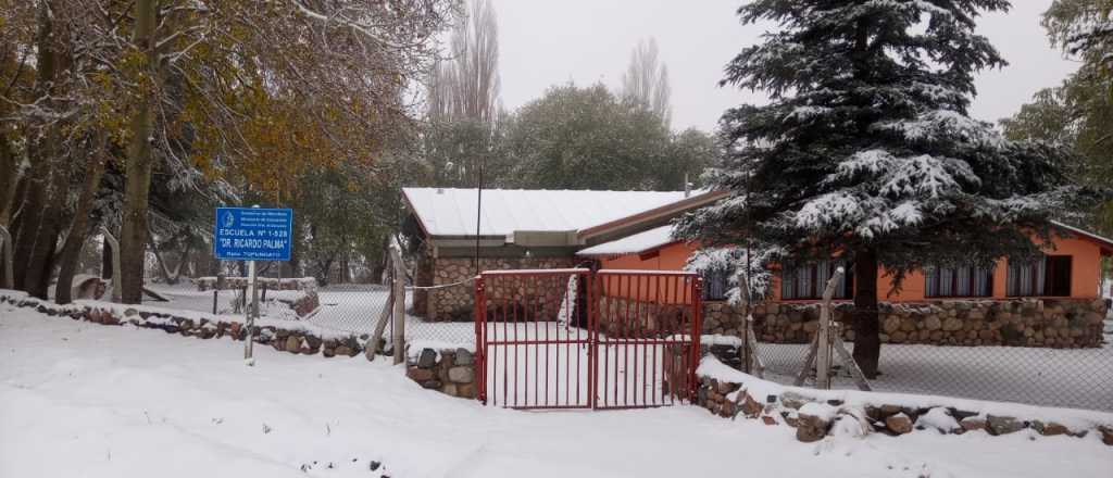 Suspenden las clases por nevadas en zonas de Tupungato y Luján