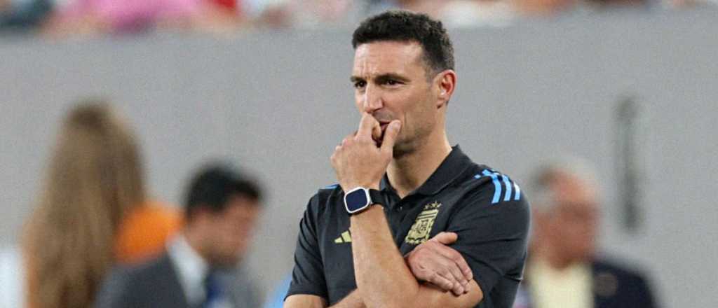 Scaloni fue suspendido y no dirigirá ante Perú