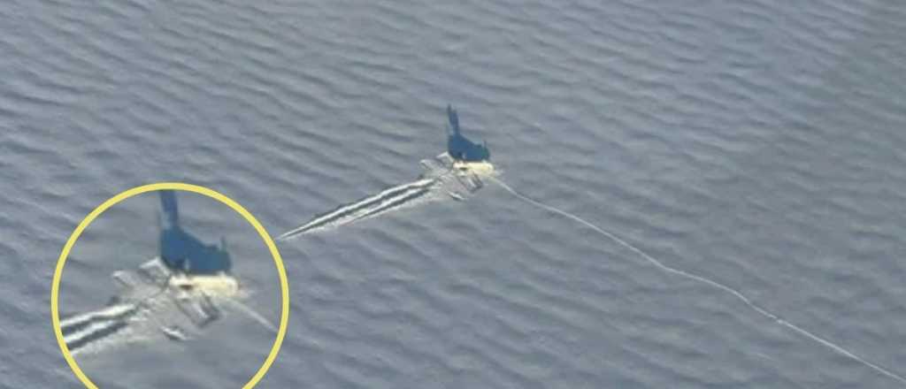 Un piloto aterrizó de emergencia su avión en un lago congelado en Chubut