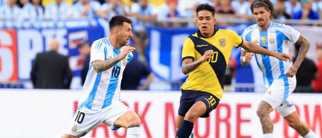 Argentina enfrentará a Ecuador en cuartos de final: día y hora