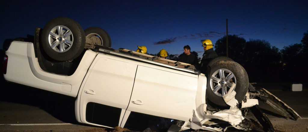 Murió un empleado municipal de La Paz que volcó en la Ruta 7