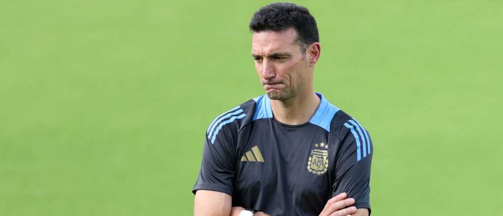 Argentina se entrenó y Scaloni define: ¿juega Messi o mete una sorpresa?