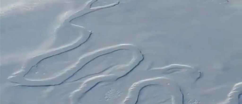 Video: impresionante congelamiento del Río Santa Cruz