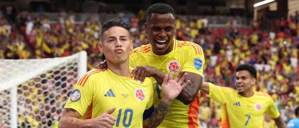 Colombia le dio una paliza a Panamá y está en semifinales