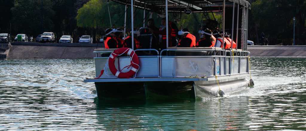 Volvió la Cuyanita al lago del Parque: los tours incluyen realidad virtual