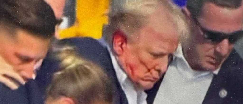 Video: hirieron de un tiro en la cabeza a Donald Trump durante un acto