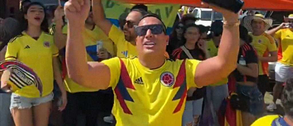 A puro vallenato, los colombianos festejaron antes de la final