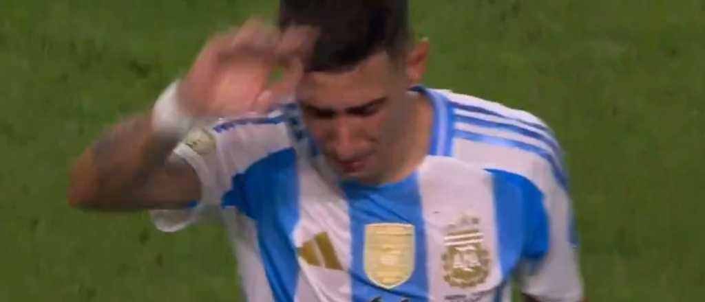 Video: Di María dejó la cancha envuelto en lágrimas en su despedida