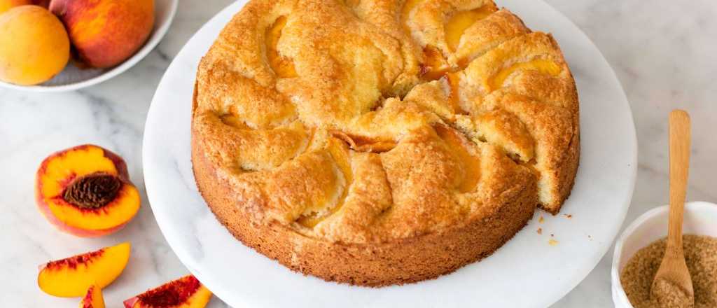 La mejor receta para preparar una torta de durazno deliciosa