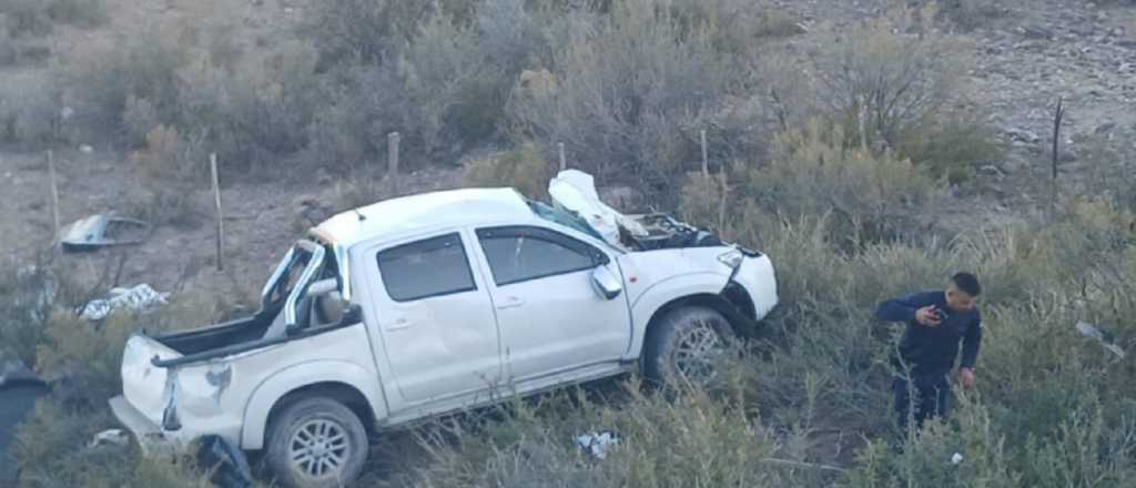 Una familia de Buenos Aires cayó a un barranco en la Ruta Provincial 150