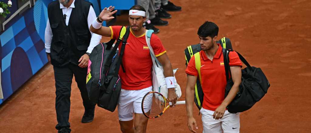 Nadal y Alcaraz quedaron eliminados de París 2024 en dobles